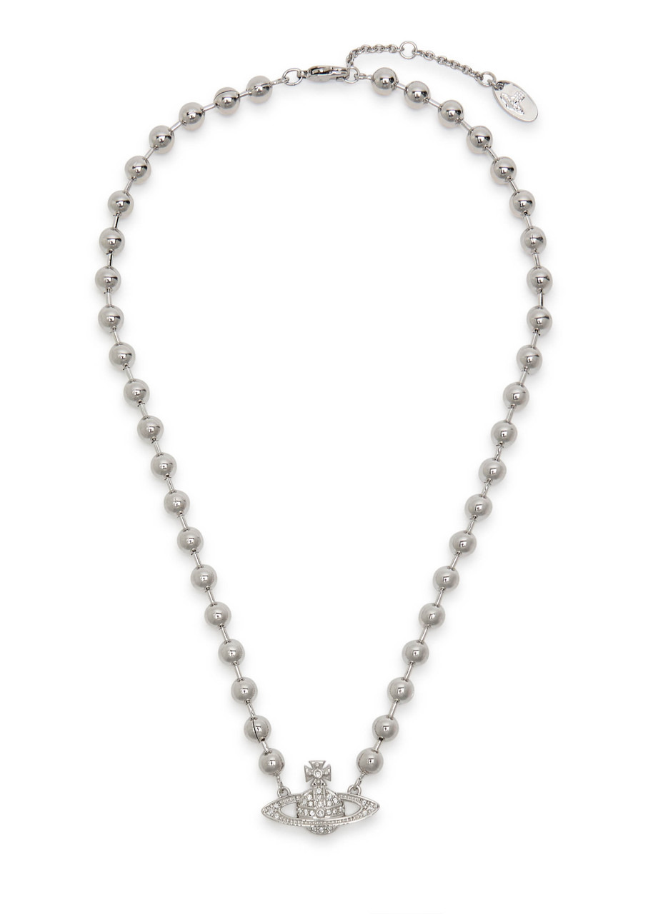 Vivienne Westwood Thames Mini Bas Relief orb Necklace - 1