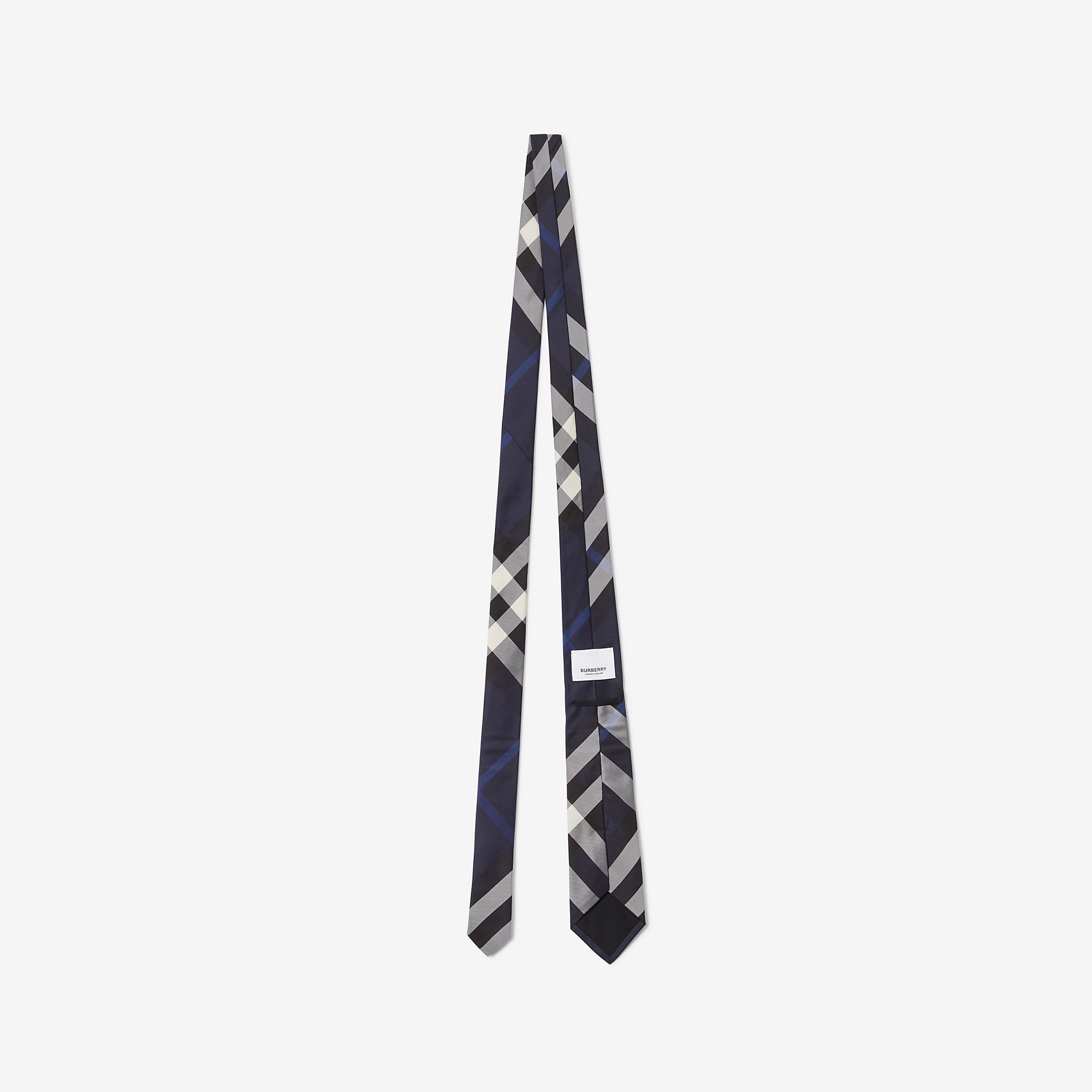 Classic Cut Check Silk Tie - 3