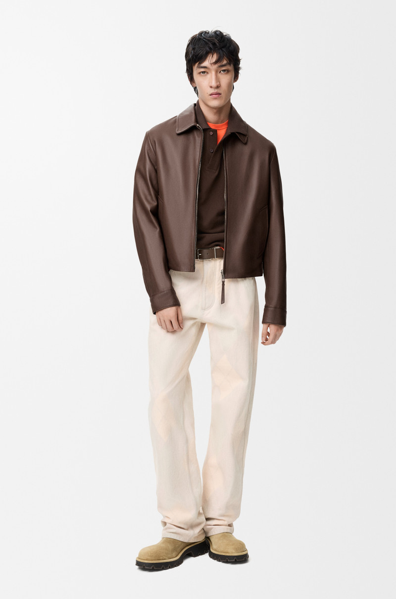 Loewe Zip-up jacket in nappa lambskin outlook
