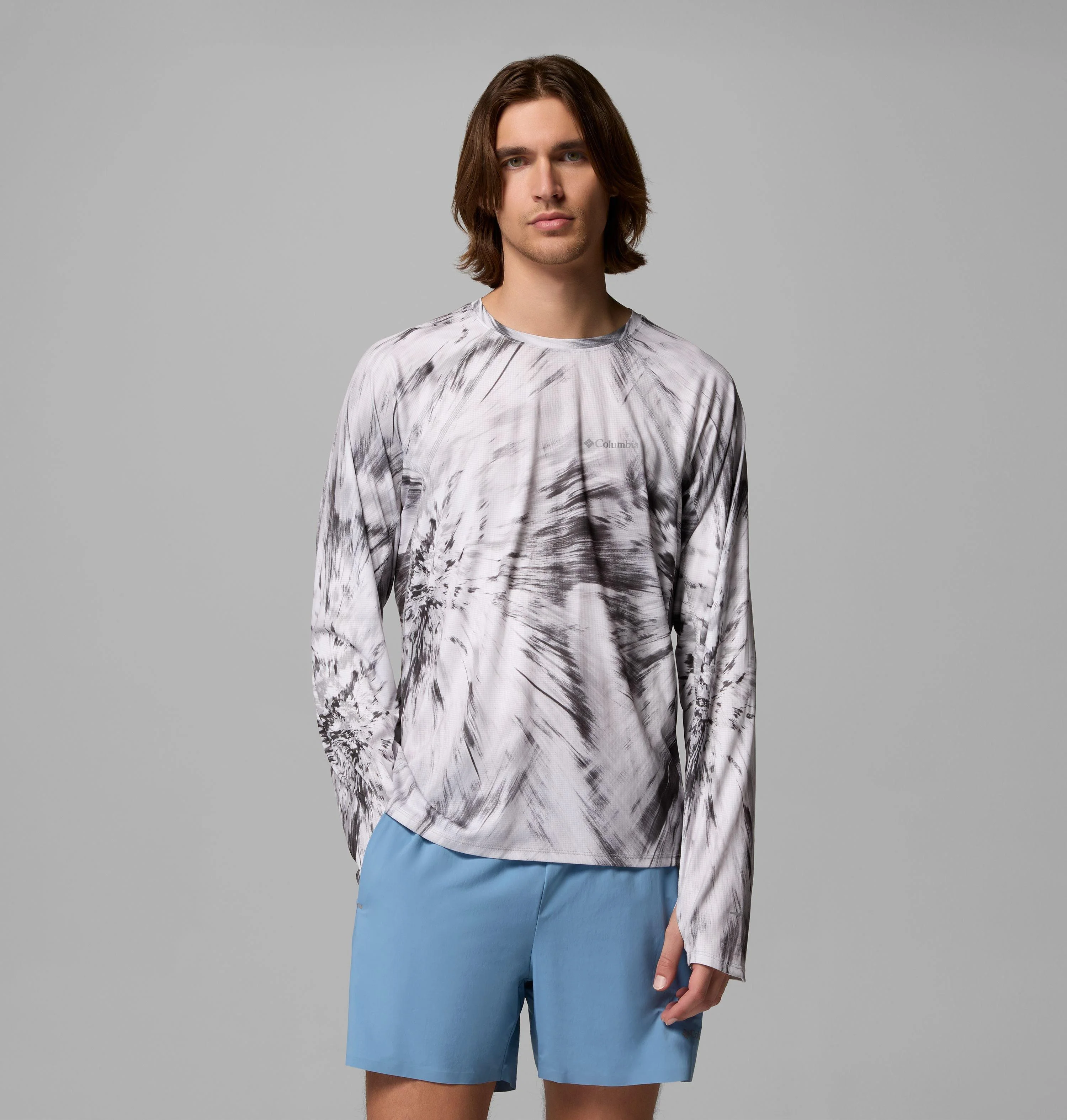 Men's Stealth Springs Printed Long Sleeve Shirt - 1