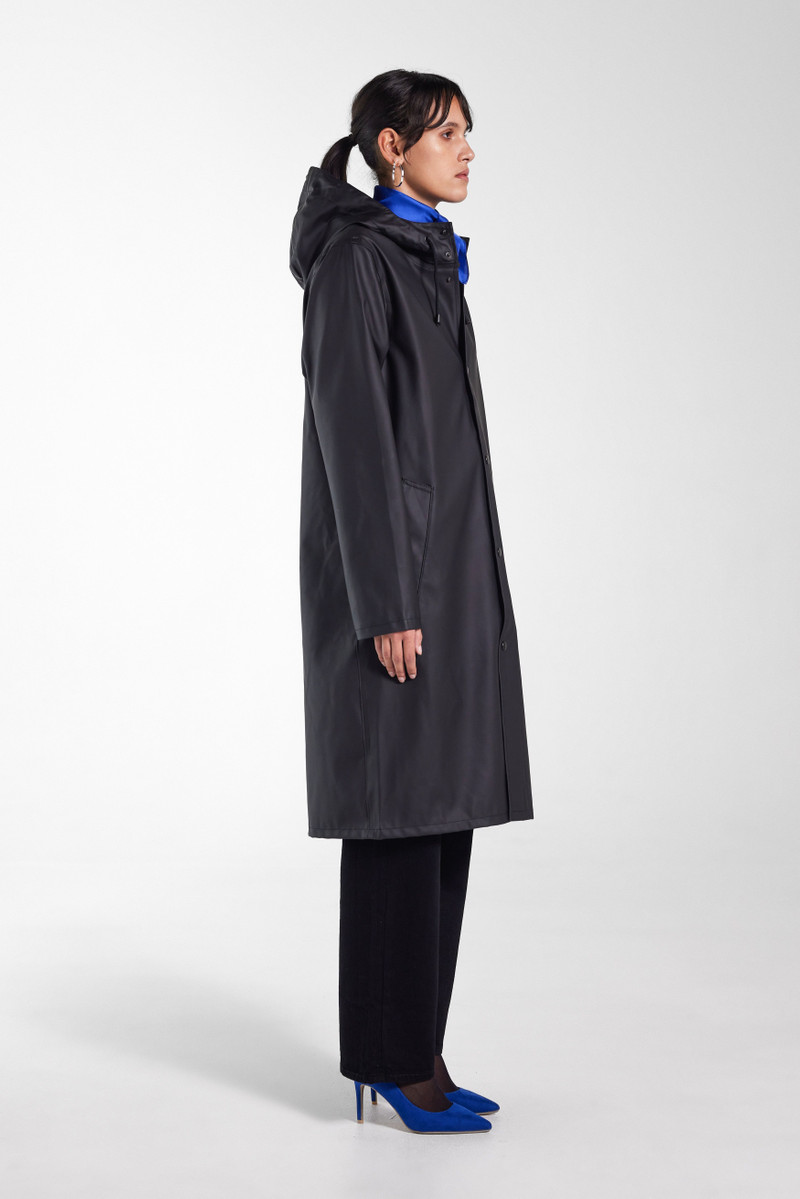 Stutterheim Stockholm Long Raincoat Black outlook