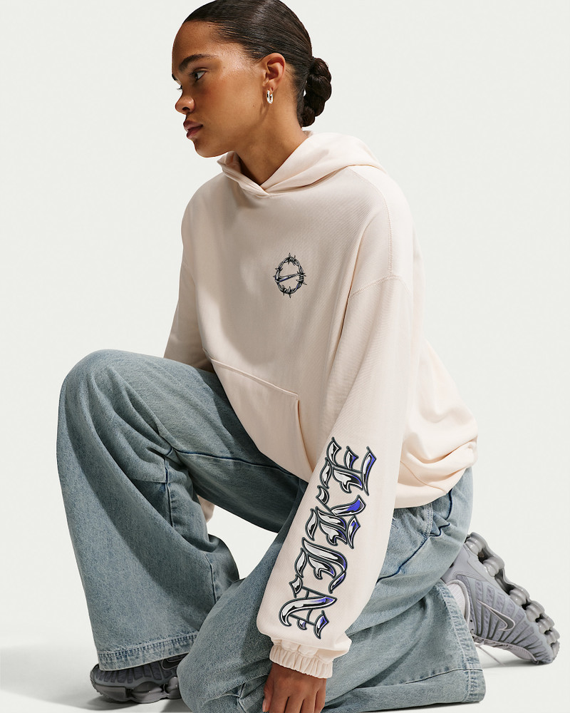 Nike Sportswear Women's Oversized French Terry Graphic Pullover Hoodie 3