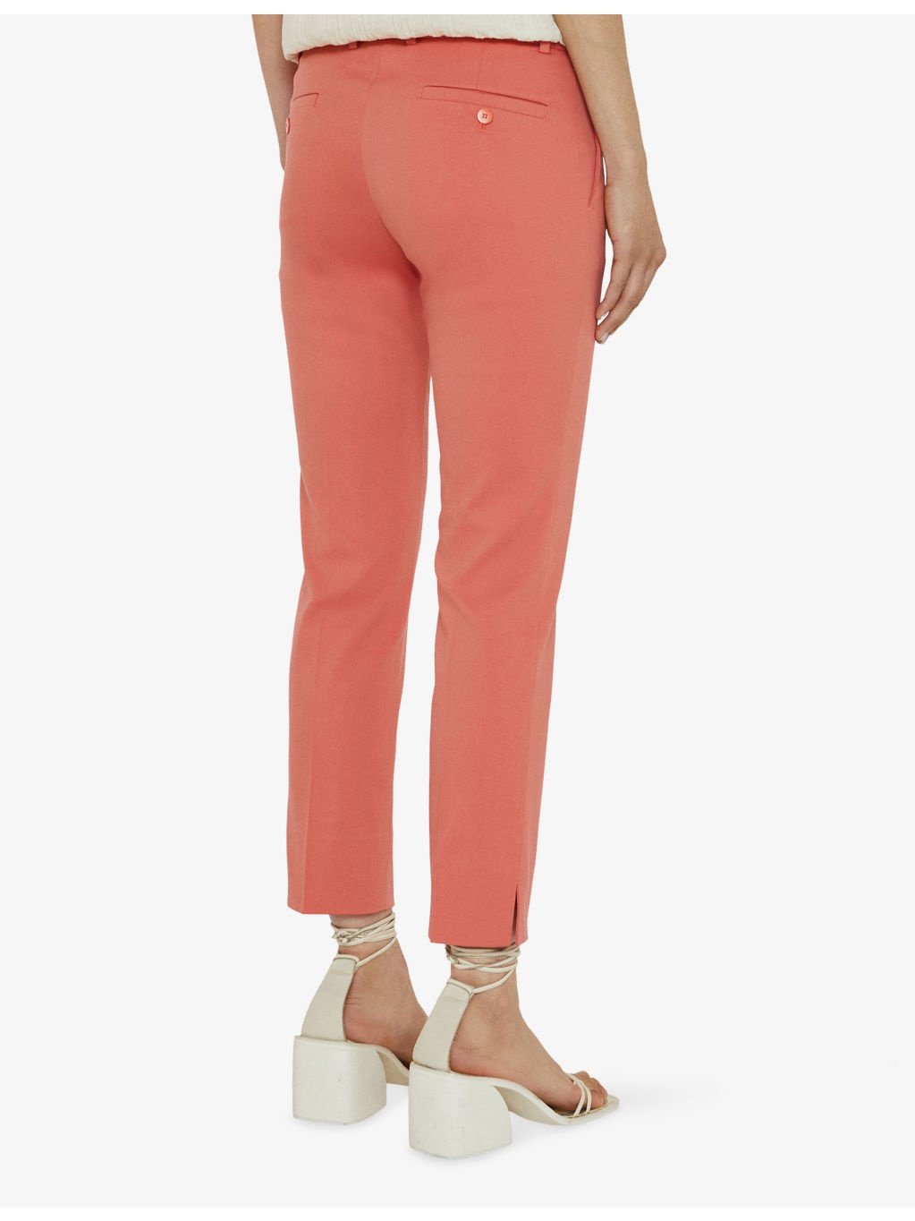 Bing Court Slim-Leg Mid-Rise Stretch-Gabardine Trousers - 3