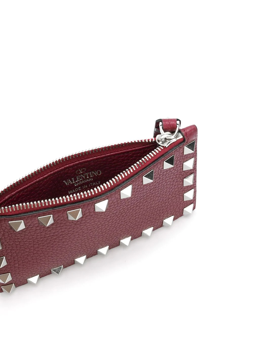 Rockstud leather cardholder - 3