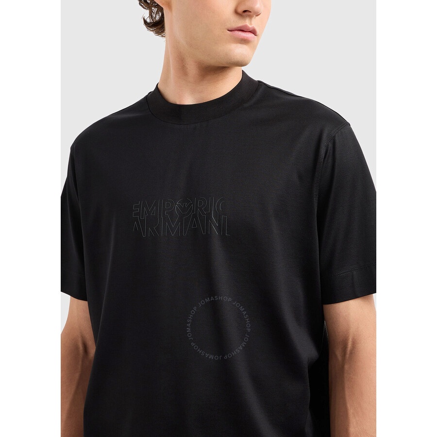 Emporio Armani Stencil Effect Logo T-Shirt - 2