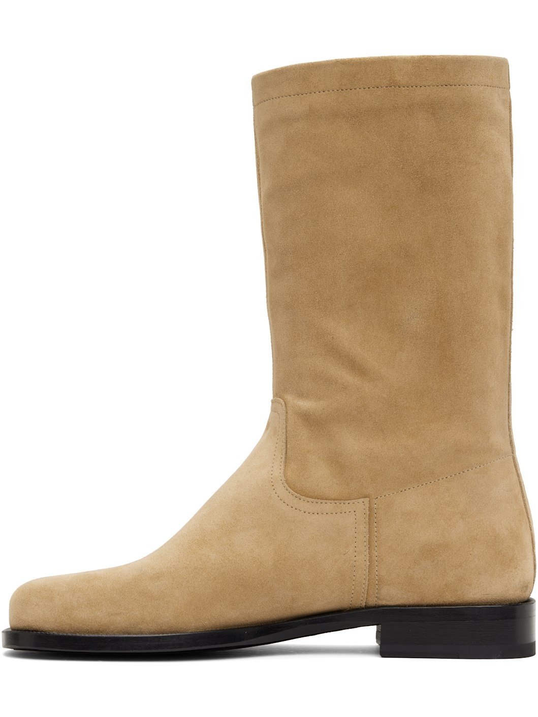 Beige Soft Workwear Boots - 3