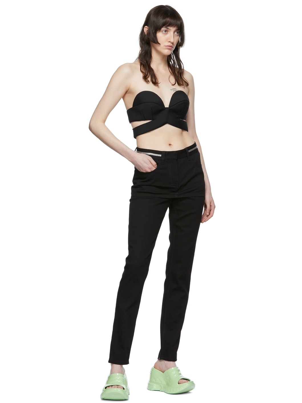 Black Slim-Fit Jeans - 4