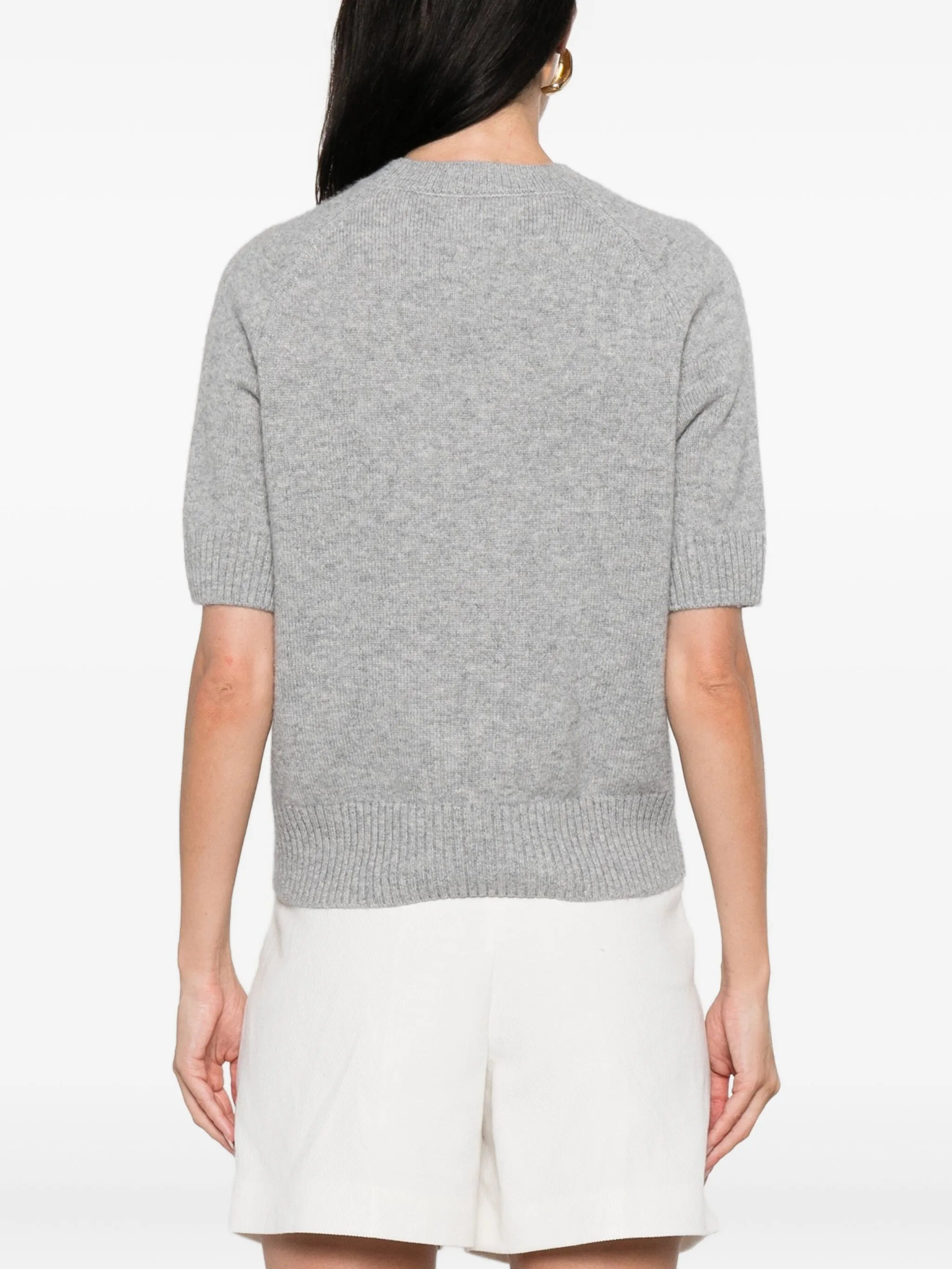 Anine Bing Short-sleeve Cashmere Sweater - 5