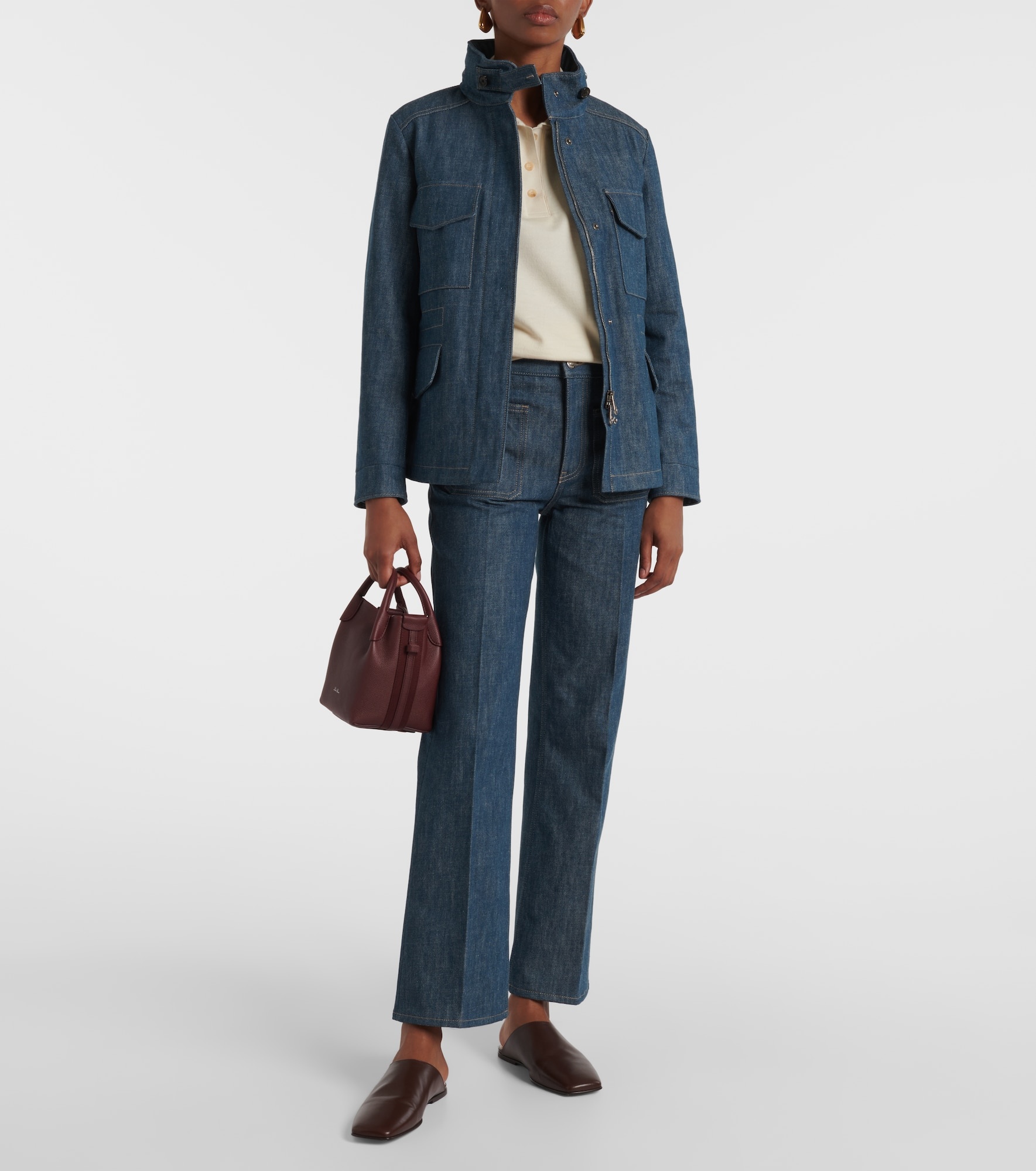 Traveller Mini denim field jacket - 2