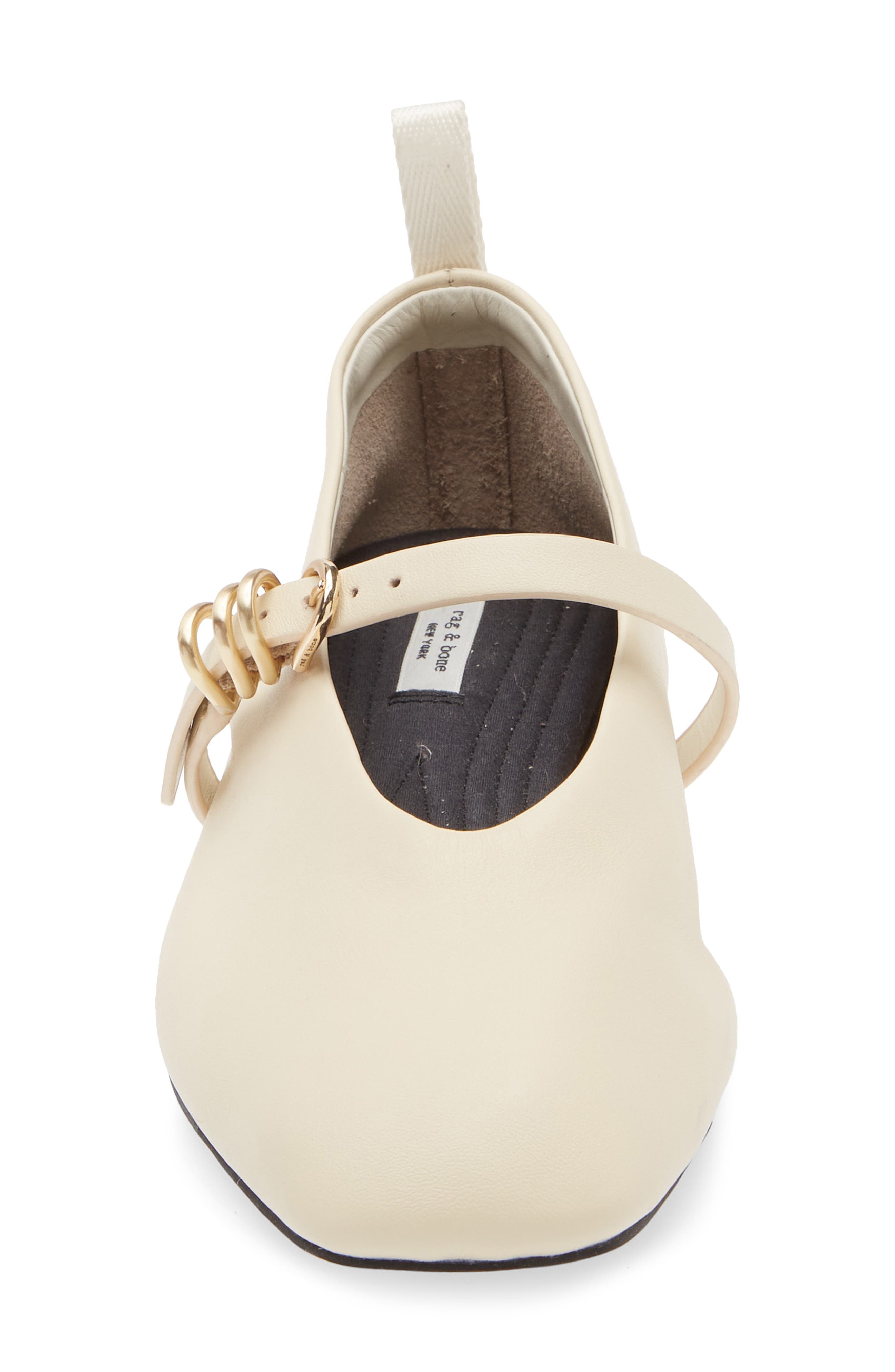 rag & bone Spire Mary Jane Flat in Greige Leather at Nordstrom - 4