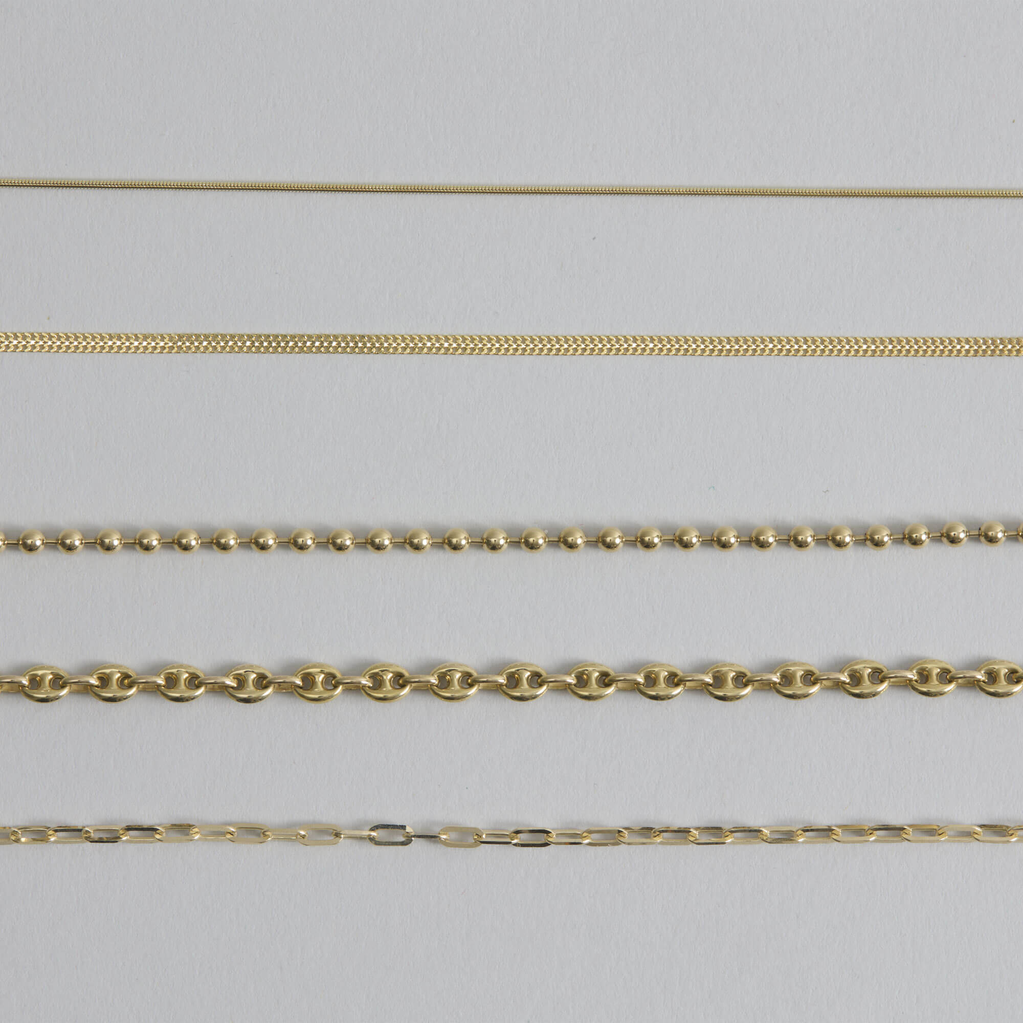 Flat Arrow Chain Necklace - 9