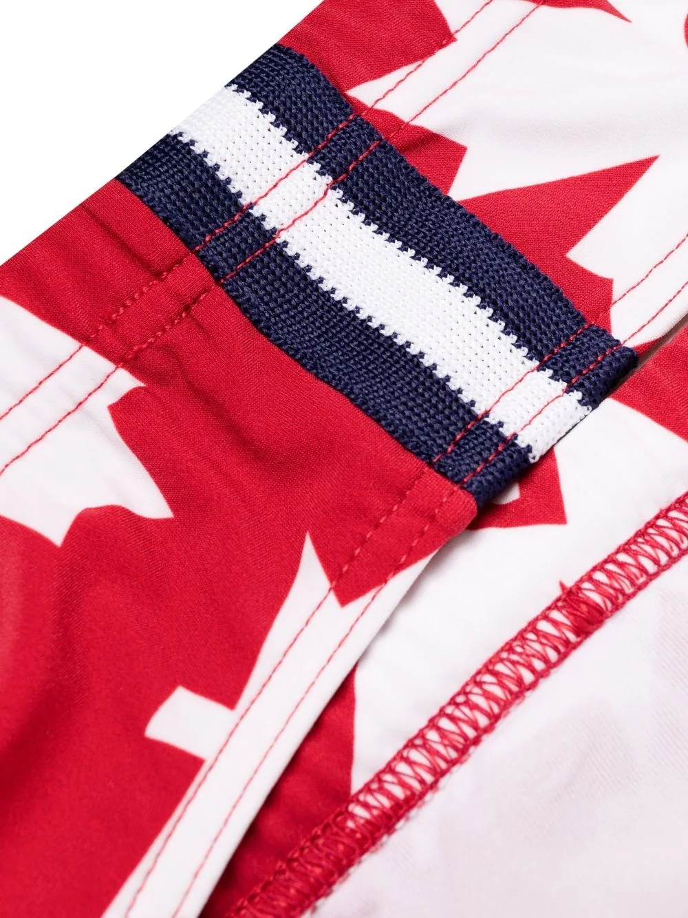 maple leaf logo-print swim trunks - 3