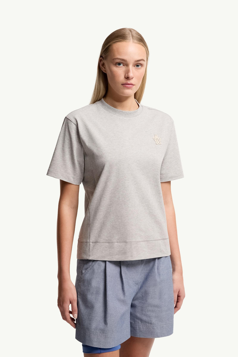 Logo Patch Cotton Blend T-Shirt (Three Pack) 4