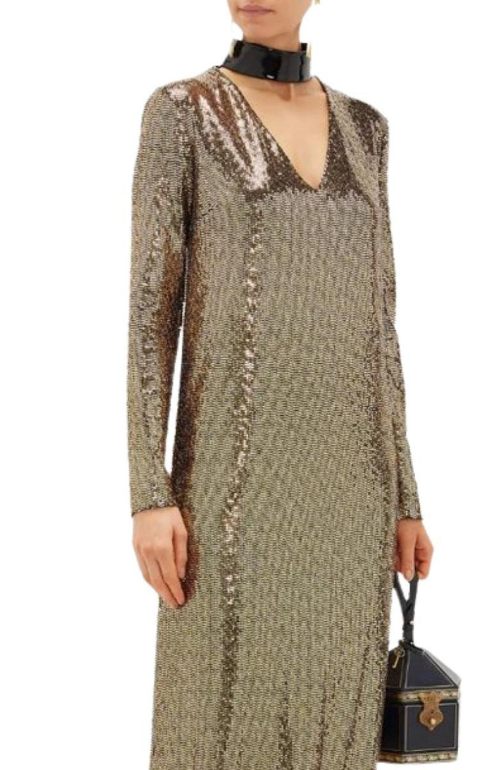 Patent Choker Chainmail Gown - 4