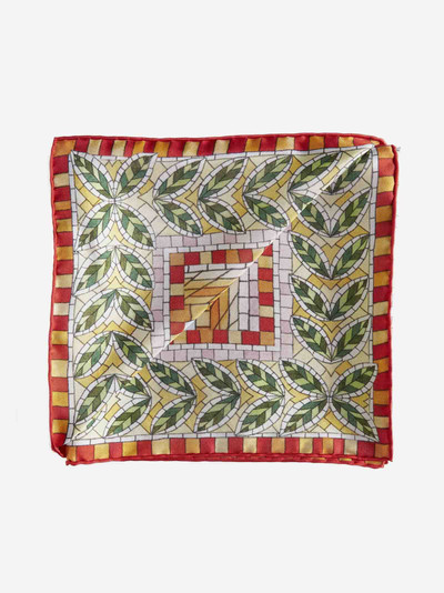 CASABLANCA Mosaic de Damas silk scarf outlook