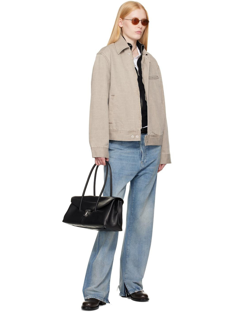 Our Legacy Gray Miller Denim Jacket outlook