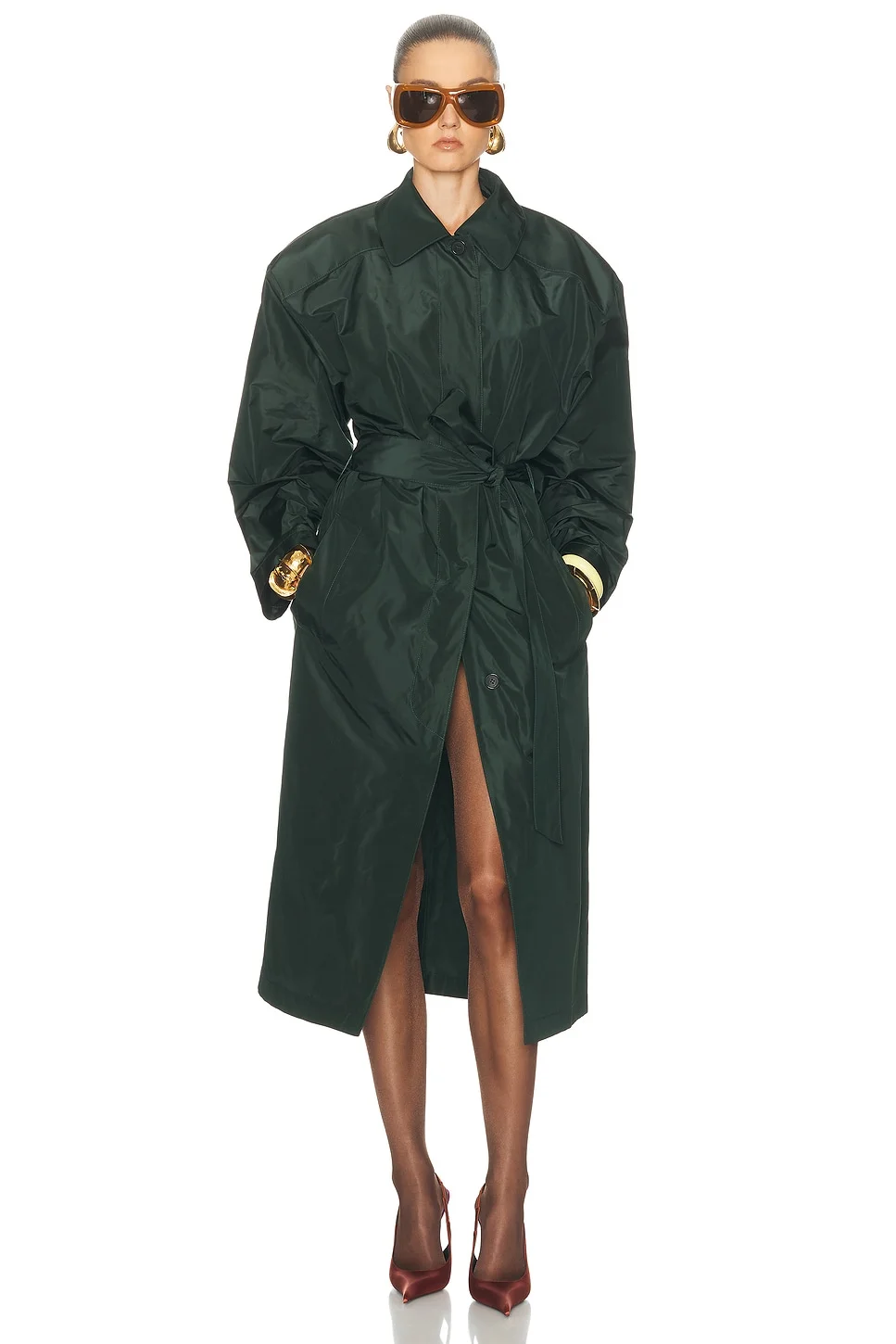Taffeta Trench - 1