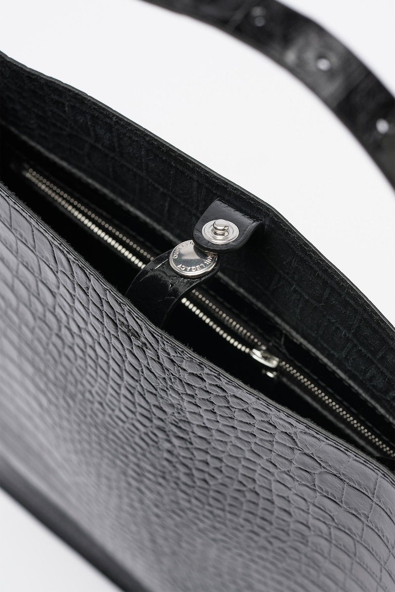 Sub Tote Black Croco 3