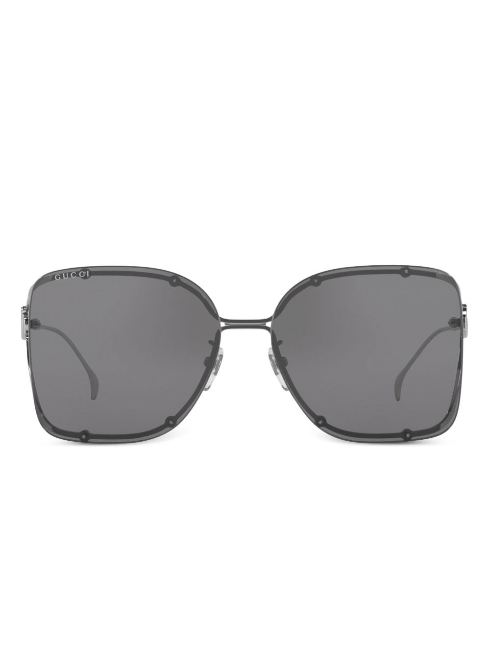 oversize-frame sunglasses - 1