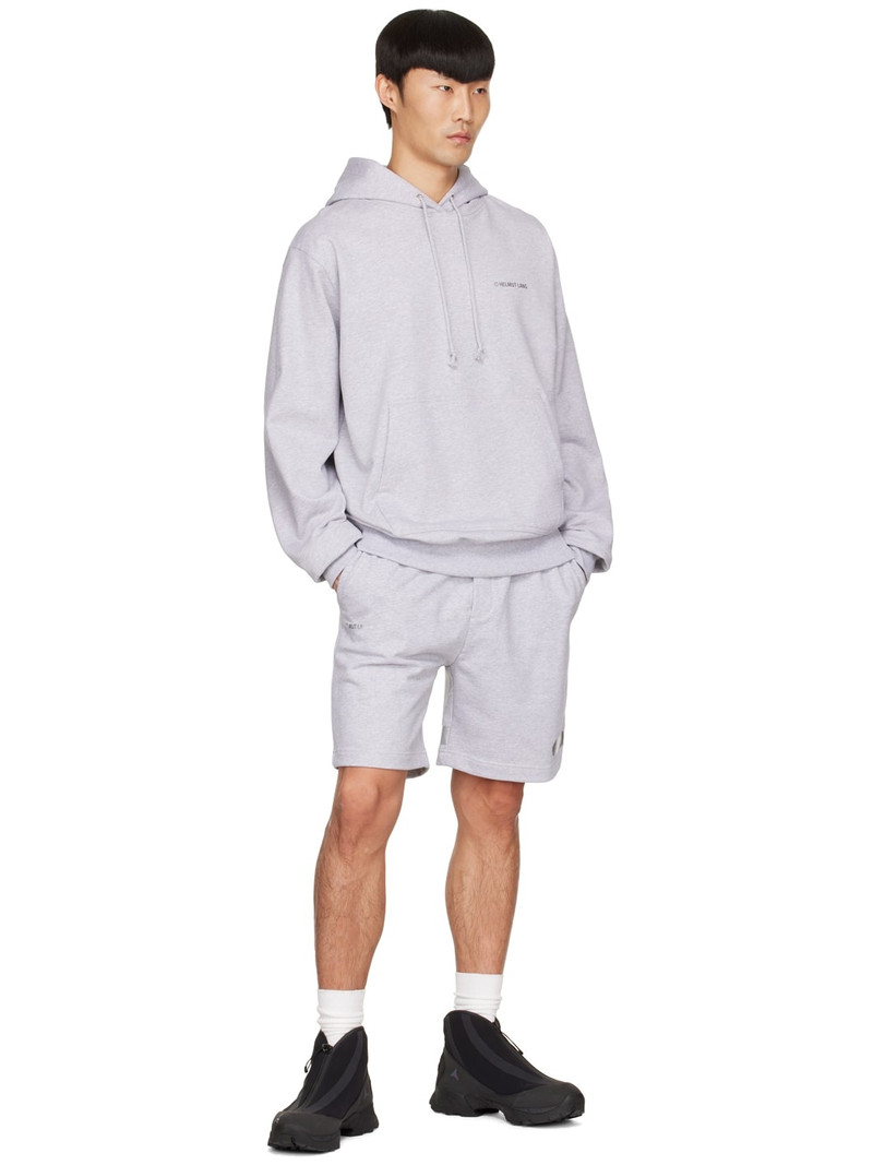 Helmut Lang Gray Cotton Shorts outlook