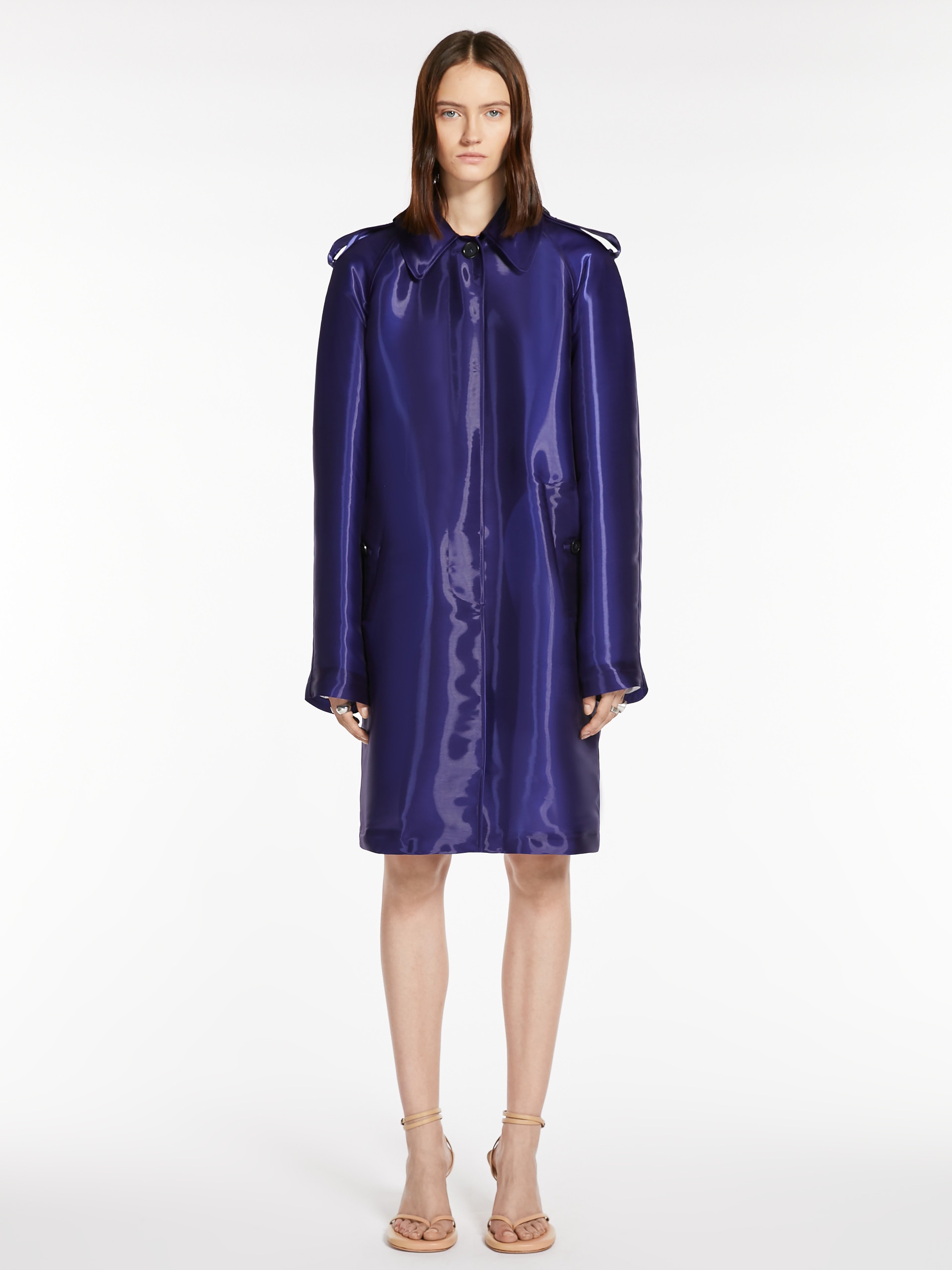 DAFNE Oversized organza overcoat - 3