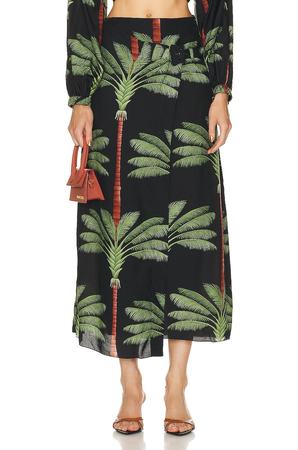 Tribal Tropical Wrap Skirt - 1