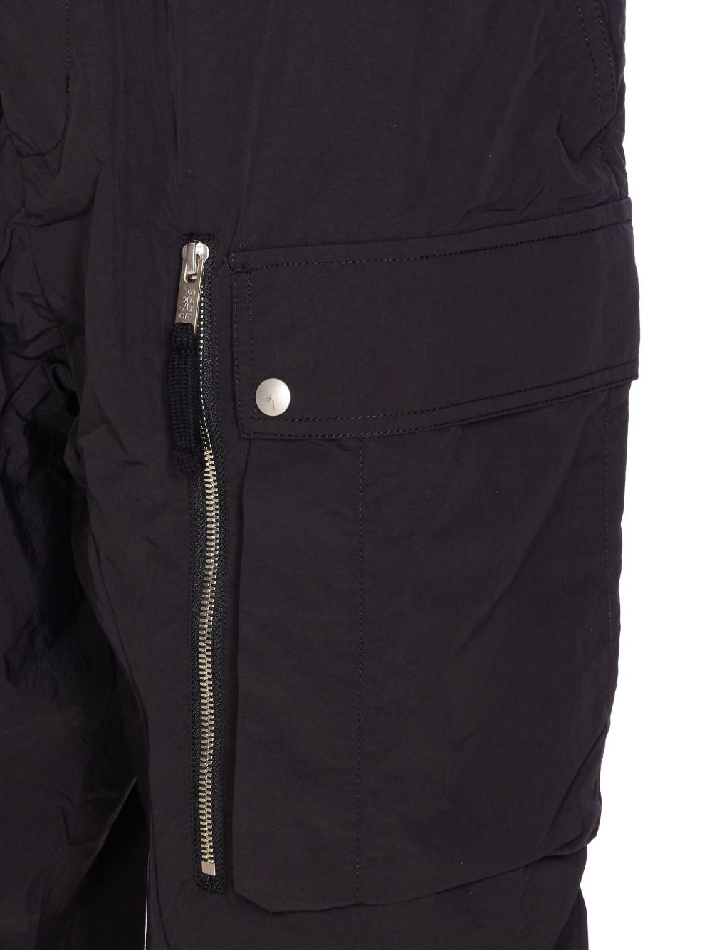 elasticated-waist cargo trousers - 3