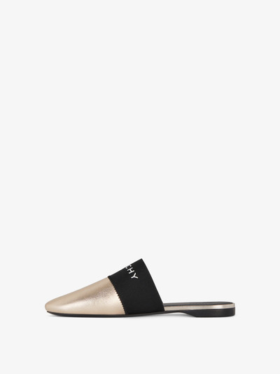 Givenchy BEDFORD FLAT MULES IN LAMINATED LEATHER outlook