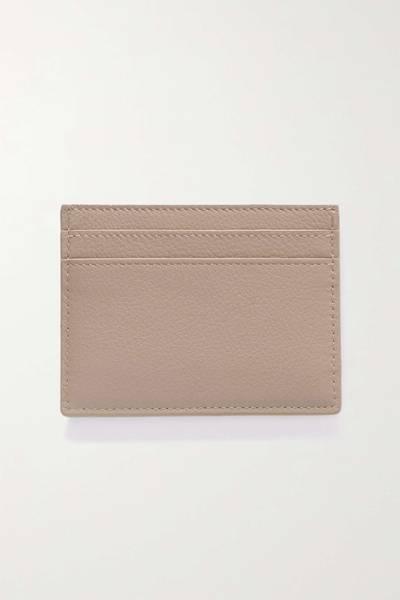 SAINT LAURENT Monogramme textured-leather cardholder outlook