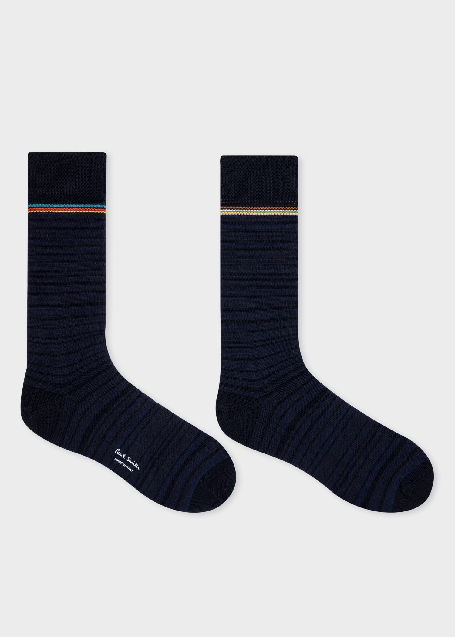'Shadow Stripe' Socks & Card Holder Gift Set - 4