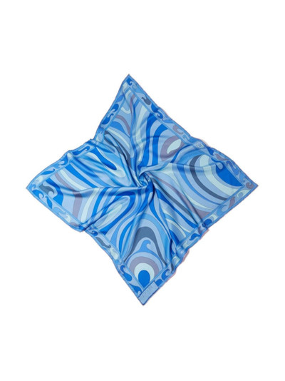 PUCCI abstract print silk scarf outlook