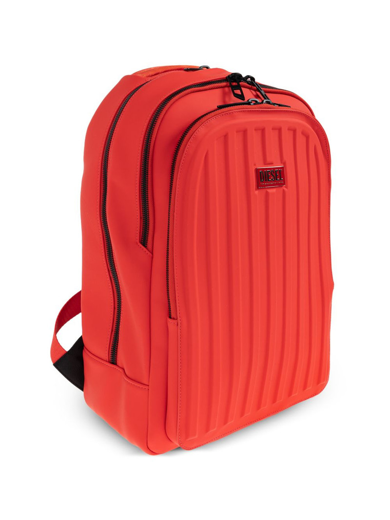 ribbed logo-plaque backpack 5