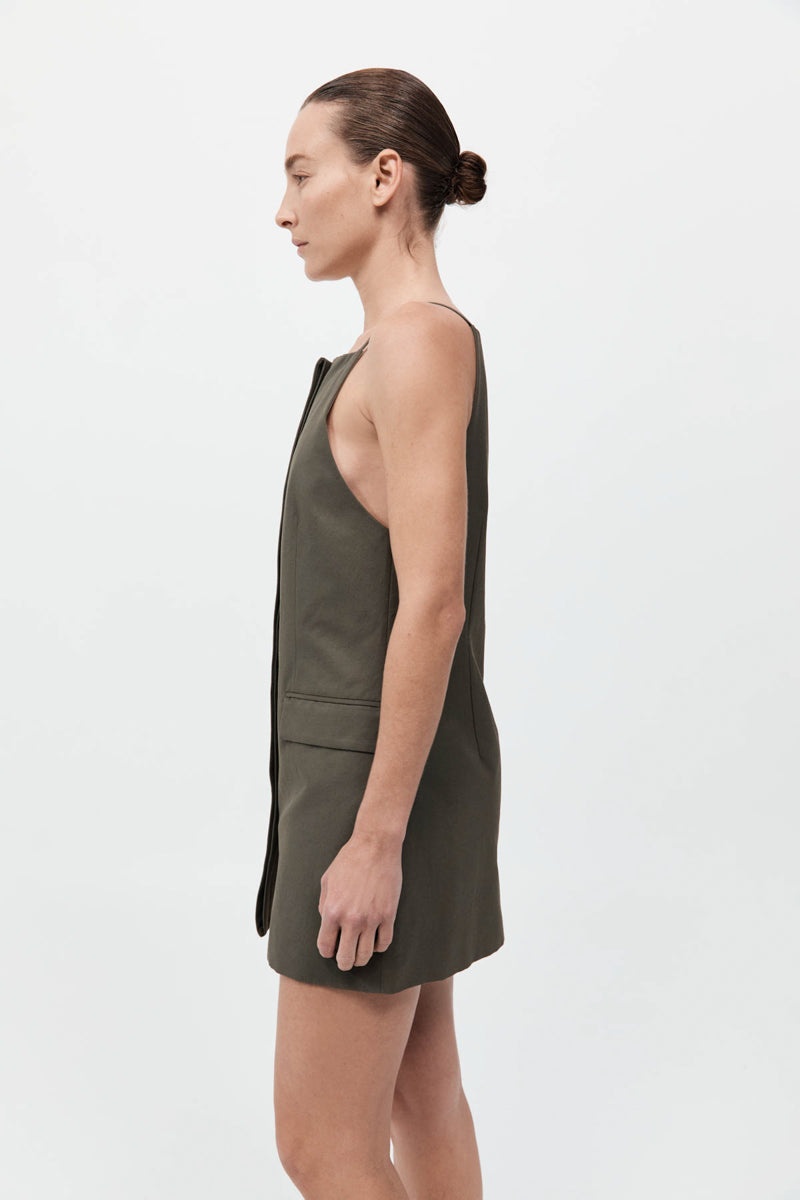 Hybrid Tailored Mini Dress - Kalamata - 8
