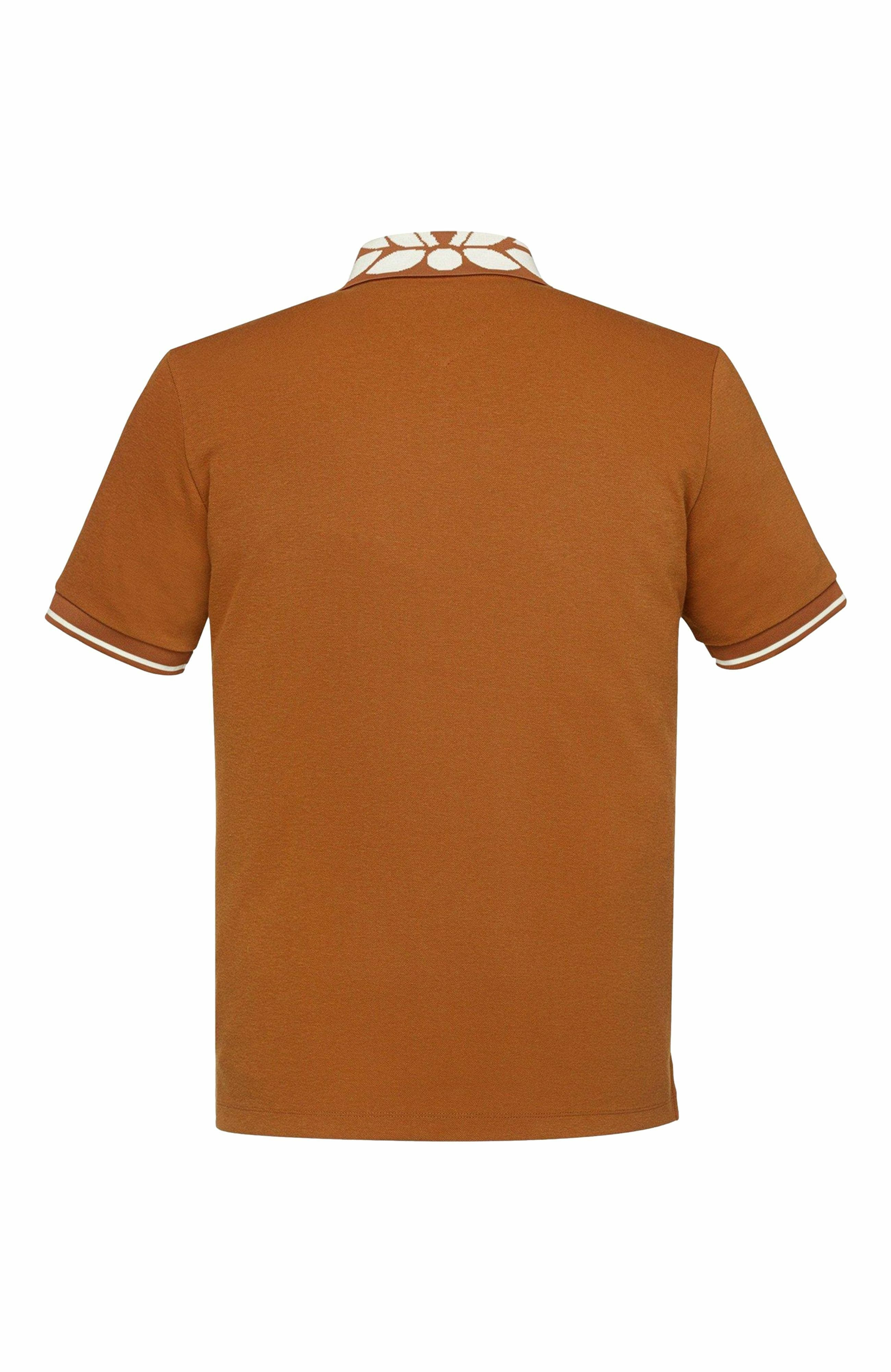 MCM Laurel Piqué Polo in Cognac at Nordstrom - 3