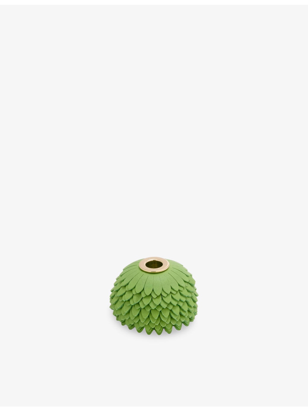 Flower Dice Leather and Brass Charm - 2
