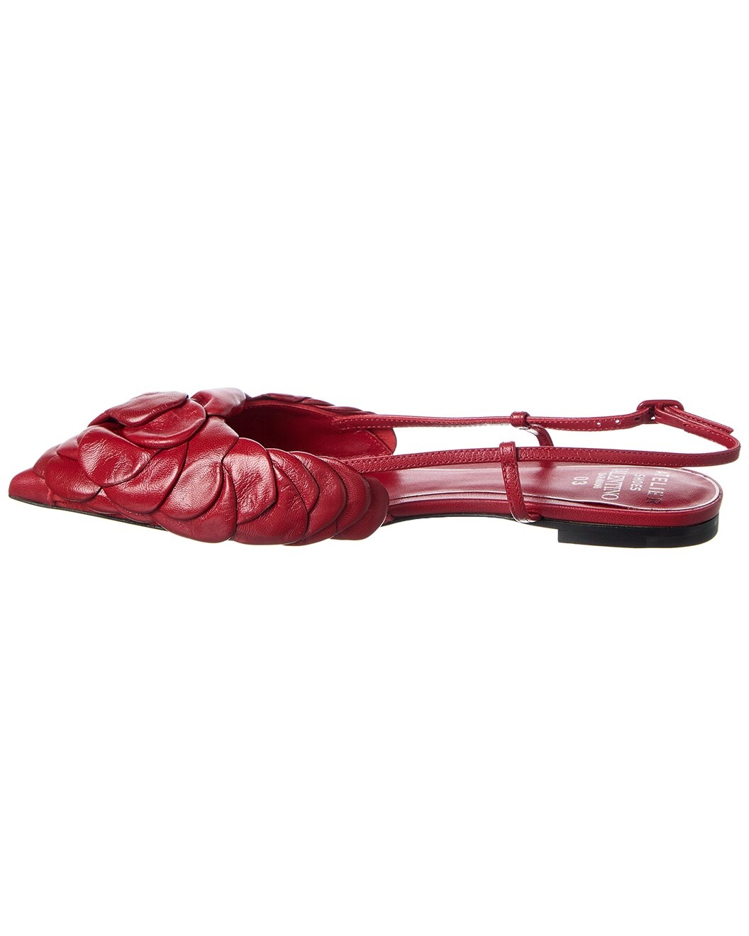 Valentino Atelier 03 Rose Edition Leather Flat - 2