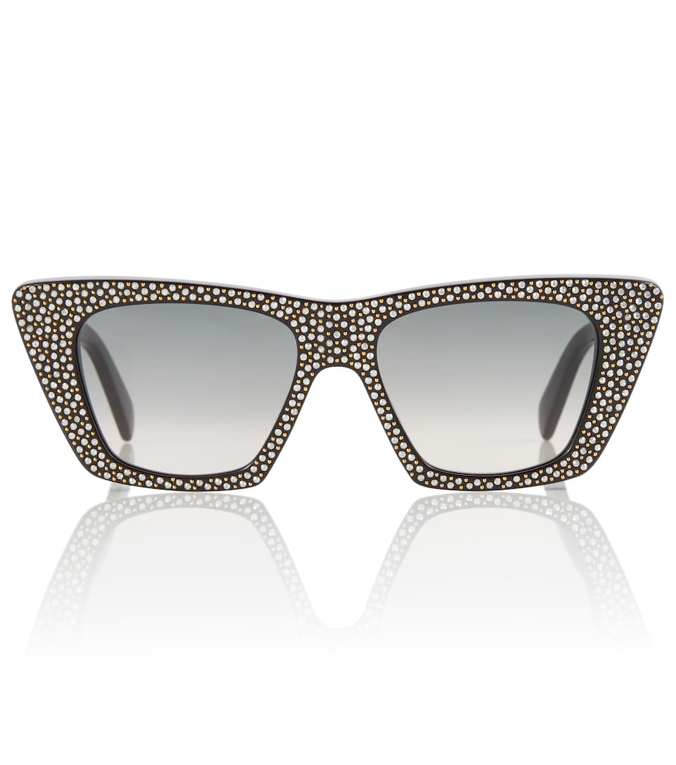 Embellished cat-eye sunglasses - 1