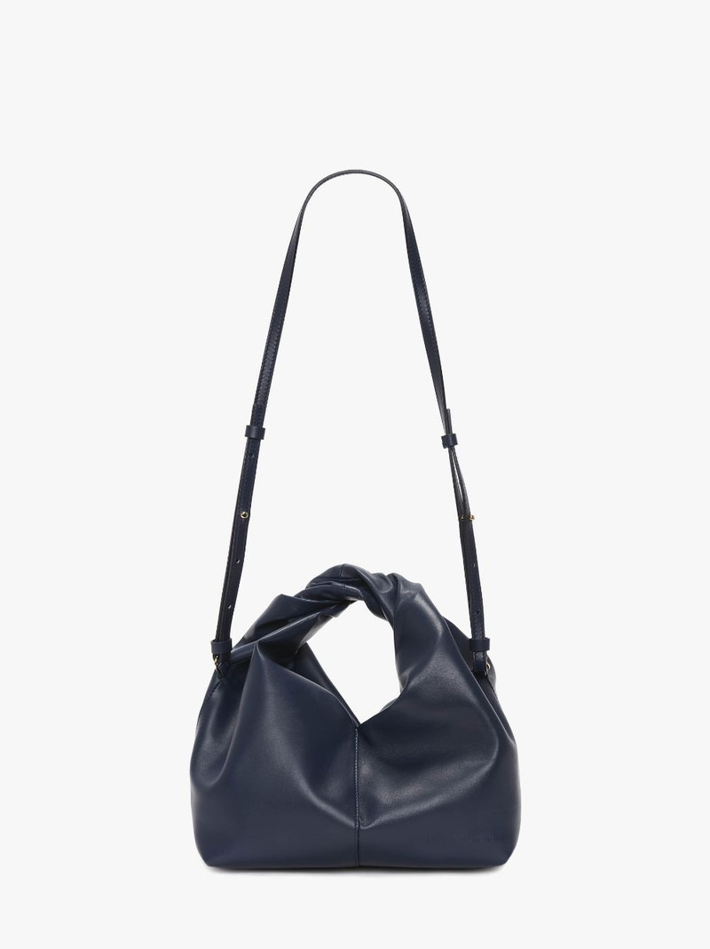 MINI TWISTER HOBO WITH STRAP - LEATHER CROSSBODY BAG 5
