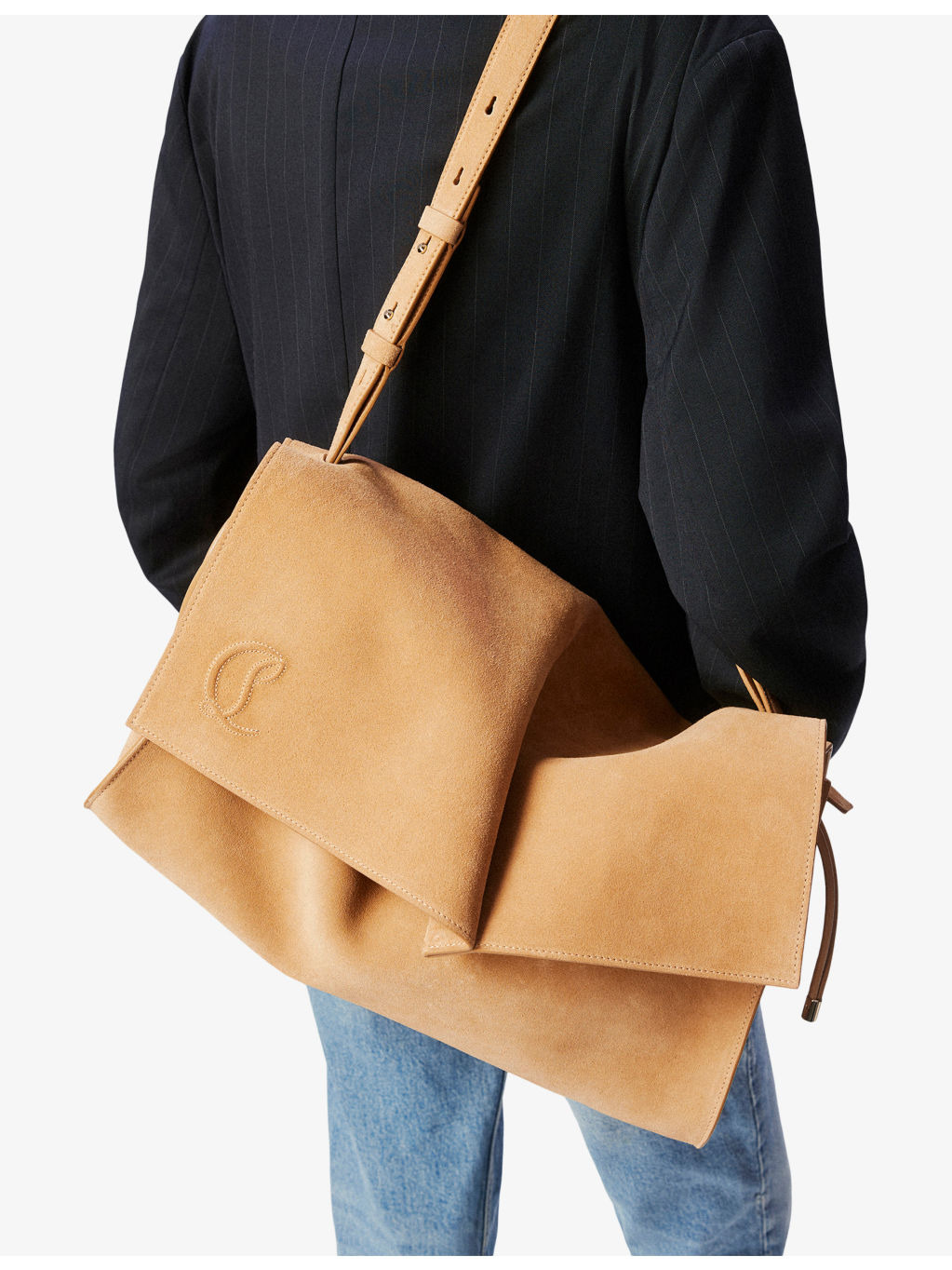 Baggy Large Leather Shoulder Bag - 2