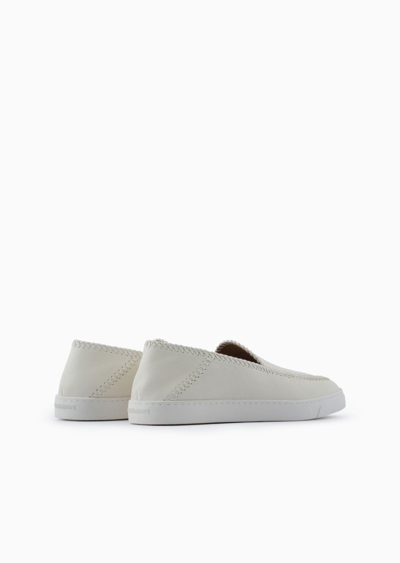 Galleria 3 nappa-leather slip-ons - 3