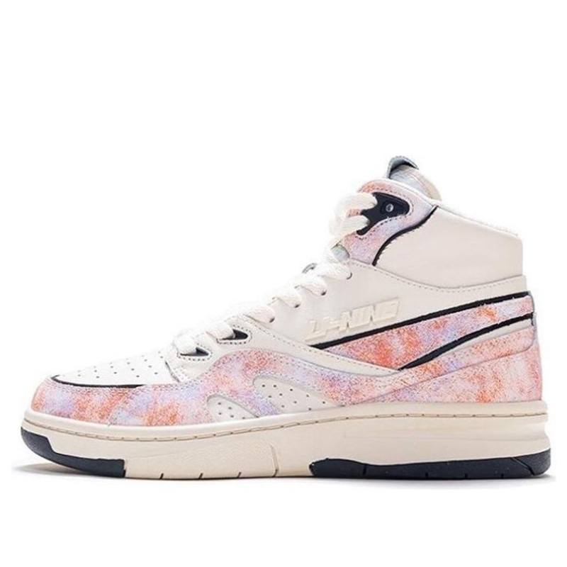 Li-Ning 937 디럭스 하이 '화이트 핑크' AGBR079-2 - 1