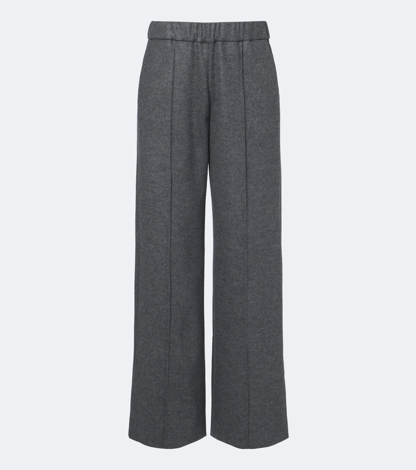 Wool wide-leg pants - 1