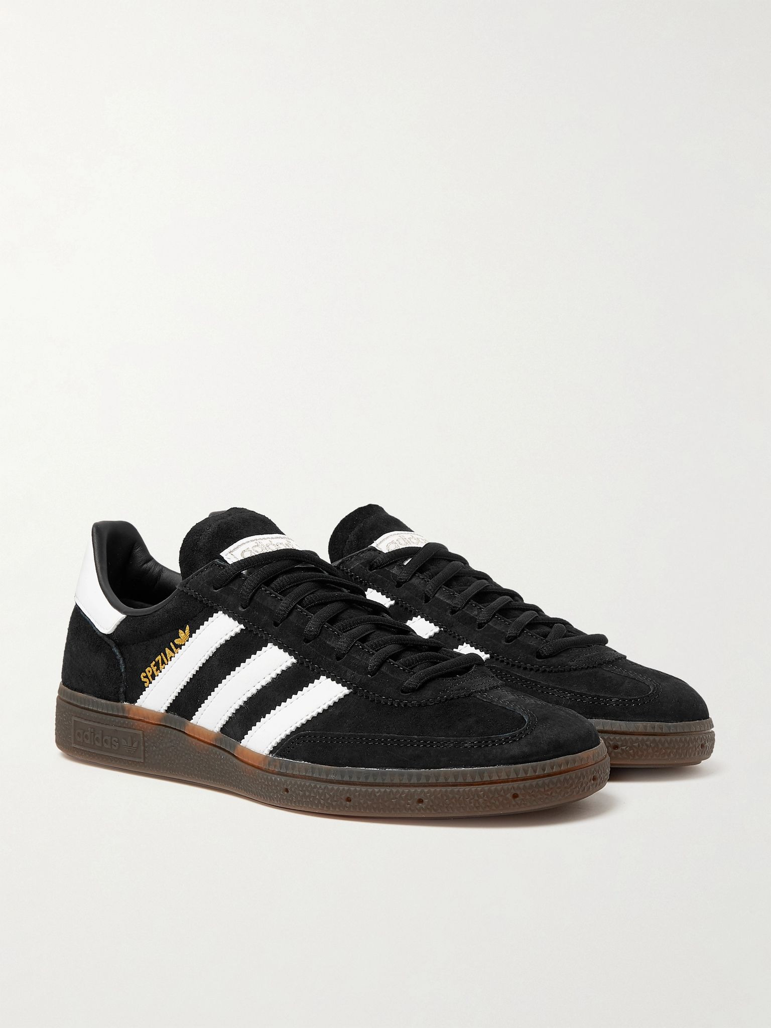Handball Spezial Suede and Leather Sneakers Black - 3