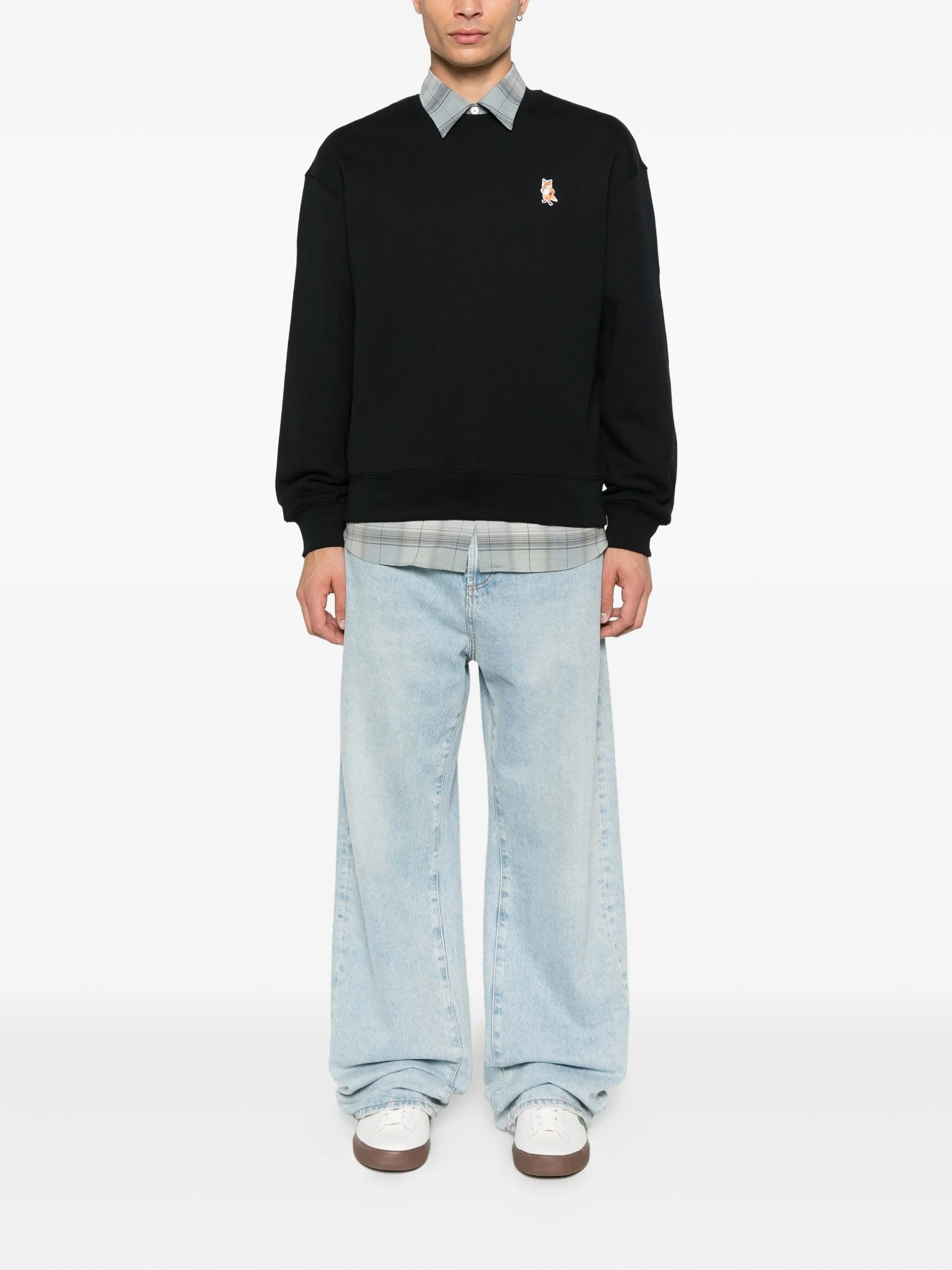 Maison Kitsuné Fox-embroidered Cotton Sweatshirt - 4