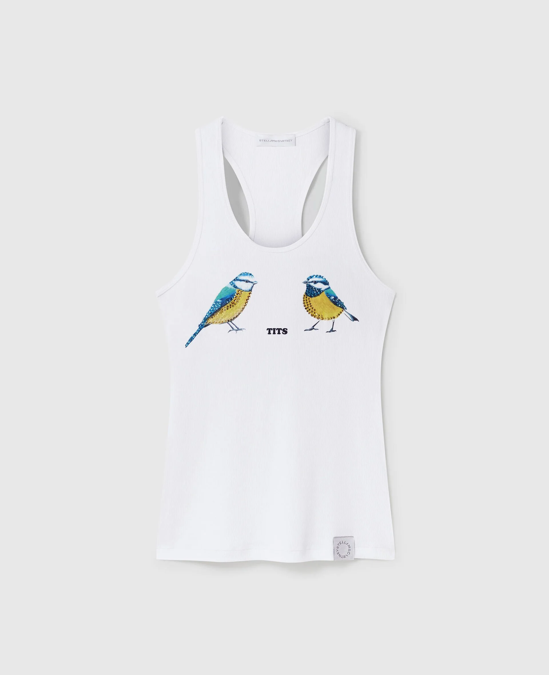 Blue Tits Graphic Tank Top - 1