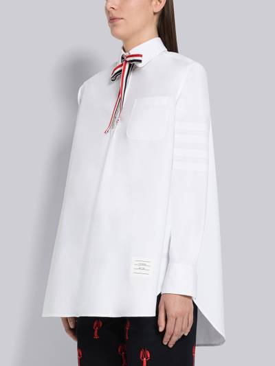 Thom Browne Oxford 4-Bar Bow Tie Blouson outlook