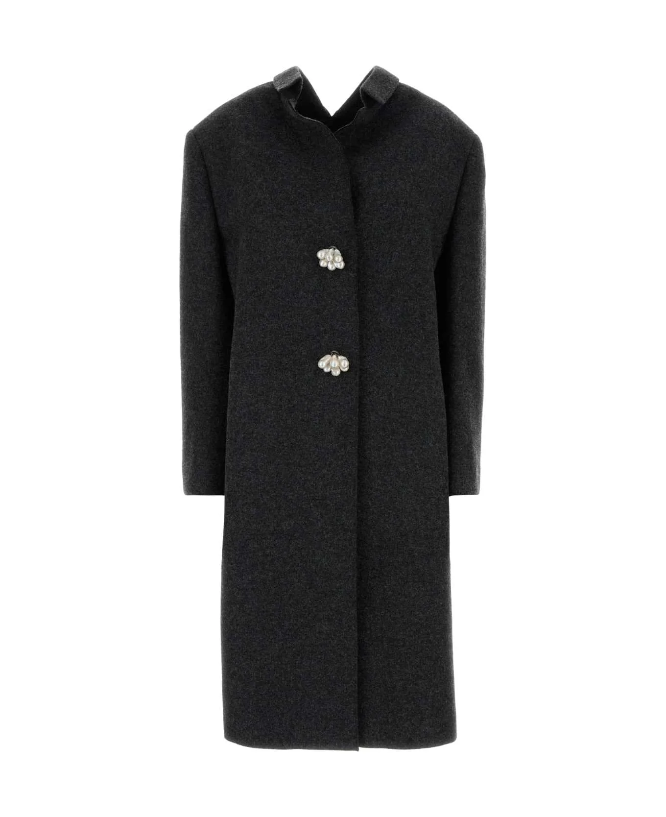 Slate Wool Coat - 1