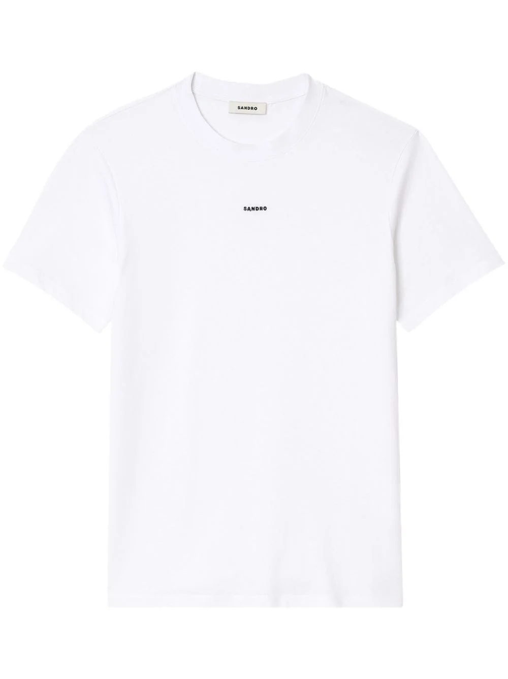logo-embroidered cotton T-shirt - 1