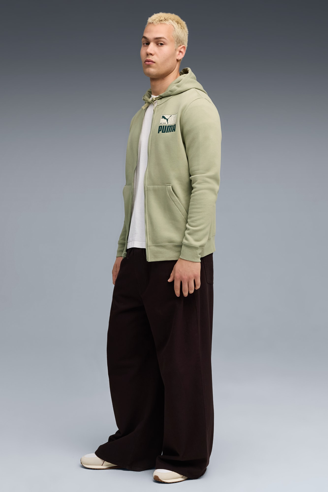 Graphic Repeat FZ Hoodie Men - 5
