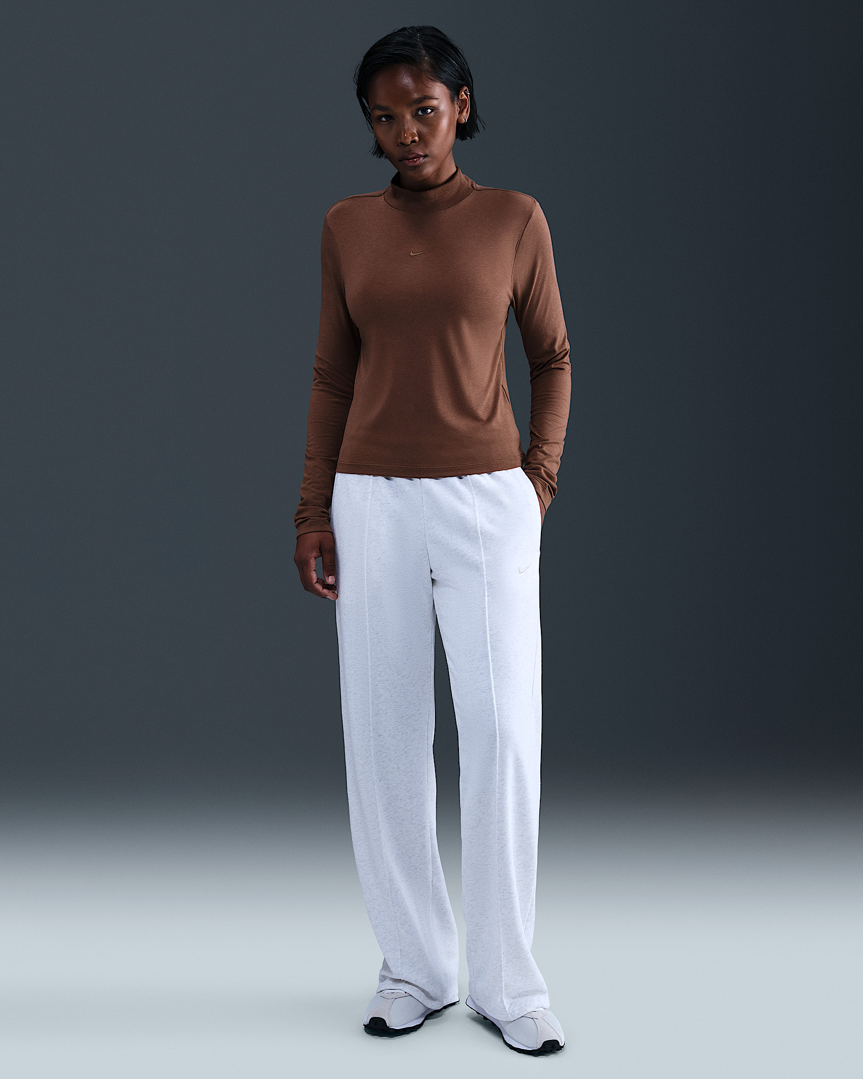 Nike Sportswear Chill Knit Women's Slim Long-Sleeve Mock-Neck T-Shirt - 4